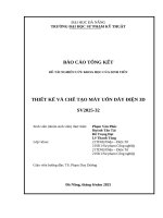 Thiết kế và chế tạo máy uốn dây Điện 3d sv2025 32