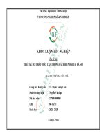 Thiết kế nội thất quán cafe phong cách hiện Đại tại hà nội