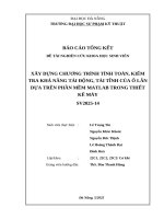 Xây dựng chương trình tính toán, kiểm tra khả năng tải Động, tải tĩnh của Ổ lăn dựa trên phần mềm matlab trong thiết kế máy sv2025 14