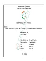 Thiết kế không gian nội thất nhà nghỉ dưỡng tại hà nam theo phong cách hiện Đại