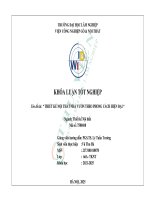 Thiết kế nội thất nhà vườn theo phong cách hiện Đại