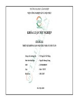 Thiết kế không gian nội thất nhà Ở cuối tuần