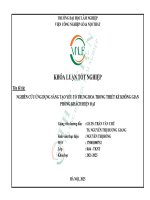 Nghiên cứu Ứng dụng sáng tạo yếu tố trung hoa trong thiết kế không gian phòng khách hiện Đại