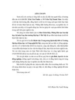 Nghiên cứu vai trò của hệ vi sinh vật Đường ruột Đến sinh ung thư Đại trực tràng và biến Đổi trong Điều trị