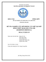 Nghiên cứu mô phỏng và chế tạo mô hình thiết bị Đo Độ cứng hb (hardness brinell)