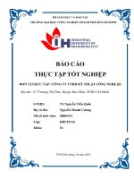 IUH - BÁO CÁO THỰC TẬP TỐT NGHIỆP - CÔNG TY TNHH KỸ THUẬT CÔNG NGHỆ QS