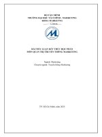 Môn quản trị truyền thông marketing sagami rubber industries co , ltd