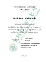 Nghiên cứu tình hình sử dụng Đất tại xã Đường lâm   thị xã sơn tây   hà tây làm cơ sở cho việc xây dựng phương Án sử dụng Đất Đai chó hiệu quả và phát triển sản xuất nông lâm nghiệp