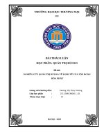 Đề tài nghiên cứu quản trị rủi ro về kinh tế của tập Đoàn hòa phát