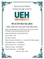 Đề tài khả năng tăng tốc xử lý Đồ họa và tính toán ai của gpu nvidia trên máy tính phổ thông tại việt nam