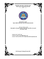 Đề tài thảo luận tìm hiểu về hoạt Động nhượng quyền của kfc tại việt nam