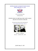 Vấn Đề cơ bản của triết học thực chất là quan  hệ giữa con người và thế giới