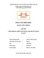 Chủ Đề mô phỏng thiết kế mạng nội bộ sử dụng vlan