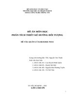 Đề tài quản lý karaoke nice
