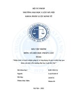 Nhận thức về trách nhiệm pháp lý về Ứng dụng ai gây ra thiệt hại qua khảo sát sinh viên trường Đại học luật hà nội