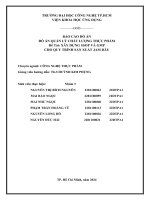 Đồ Án Đồ Án quản lý chất lượng thực phẩm Đề tài xây dựng ssop và gmp cho quy trình sản xuất jam dâu