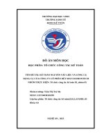 Kế toán nguyên vật liệu và công cụ dụng cụ của công ty cổ phần dệt may fashiontech