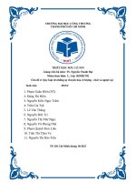 Chủ Đề 4 quy luật từ những sự chuyển hóa về lượng   chất và ngược lại