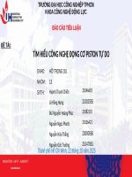 Đề tài tìm hiểu công nghẹ Đọng cơ piston tự do