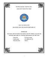 Ứng dụng trí tuệ nhân tạo trong truyền thông và quản trị thương hiệu Điện tử trường hợp shopee tại việt nam