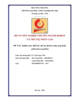 Đề tài nghiên cứu, thiết kế, chế tạo robot song song delta phân loại sản phẩm