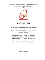 Bài tập lớn Đề tài xây dựng website bán hàng tạp hóa môn học phát triển hệ thống thương mại Điện tử