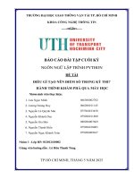 Đe tai Điều gì tạo nên Điểm số trong kỳ thị hành trình khám phá qua máy học