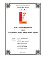Báo cáo bài tập nhóm ibms Đề tài Điều khiển và tối Ưu hệ thống Điều hòa không khí