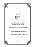 Báo cáo bài tập lớn môn cơ sở dữ liệu chủ Đề ràng buộc toàn vẹn trong cơ sở dữ liệu