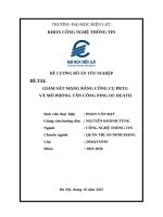 Đề tài giám sát mạng bằng công cụ prtg và mô phỏng tấn công ping of death