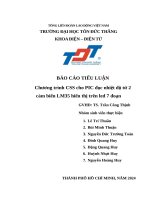 Báo cáo tiểu luận chương trình css cho pic Đọc nhiệt Độ từ 2 cảm biến lm35 hiển thị trên led 7 Đoạn