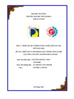 Đề tài thiết kế và mô phỏng quy trình công nghệ gia công chi tiết aileron bellcrank