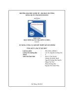 Báo cáo học phần quản trị chất lượng chủ Đề sử dụng công cụ qfd Để thiết kế sản phẩm Ống hút làm từ bã mía