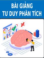 Bài Giảng - Tư Duy Phân Tích ( combo full slides )