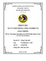 Đề tài  Ứng dụng công nghệ xử lý Ảnh Để nhận dạng cà chua và củ cà rốt từ camera