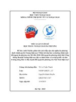 Anhchị hãy phân tích cách tiếp cận chủ nghĩa Đa phương dưới chính quyền trump hiện nay