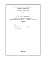 Đề tài tính toán sức kéo Ô tô tính toán Động lực học xe kia morning 1 3mt 2021