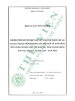 Nghiên cứu một số quy luật kết cấu lâm phần keo lai (acacia hybrid) trồng thuần loài Đều tuổi và khả năng Ứng dụng trong thực tiễn Điều tra, kinh doanh rừng khu vực kim bôi, lương sơn   hoà bình