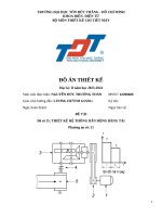 Đề tài Đề số 15 thiết kế hệ thống dẫn Động băng tải phương Án số 11