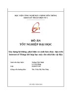 Xây dựng hệ thống phát hiện và cảnh báo cháy dựa trên internet of things kết hợp học máy cho nhà kho vật liệu