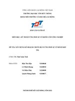 Môn học kỹ thuật Ứng phó sự cố khẩn cấp công nghiệp Đề tài xây dựng kế hoạch chuẩn bị và Ứng phó sự cố rò rỉ khí nh3