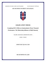 Examining esg’s effect on semiconductor firms’ financial performance the moderating influence of r&d intensity