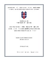 Các yếu tố Ảnh hưởng Đến quyết Định lựa chọn sàn thương mại Điện tử Để mua sắm của sinh viên thành phố cần thơ