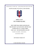 Phát Triển Hoạt Động Kinh Doanh Thẻ Tín Dụng Tại Ngân Hàng Thương Mại Cổ Phần Đầu Tư Và Phát Triển Việt Nam - Chi Nhánh Đông Sài Gòn.pdf