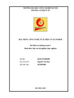 Công nghệ về xe Điện và xe hybrid bài kiểm tra thường xuyên 2 hình thức báo cáo thí nghiệm thực nghiệm