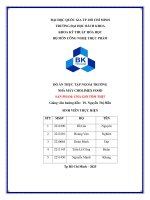 Đồ Án thực tập ngoài trƣờng nhà máy cholimex food sản phẩm chả giõ tôm thịt