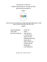 Báo cáo cuối kì dự Án bán phụ kiện thời trang và Đồ chơi tương tác dành cho thú cưng