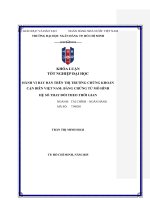 Hành vi bầy Đàn trên thị trường chứng khoán cận biên việt nam bằng chứng từ mô hình hệ số thay Đổi theo thời gian