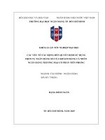 Các yếu tố tác Động Đến quyết Định sử dụng dịch vụ ngân hàng số của khách hàng cá nhân ngân hàng thương mại cổ phần tiên phong