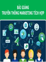 Bài giảng  - TRUYỀN THÔNG MARKETING TÍCH HỢP ( combo full slides 9 chương  )